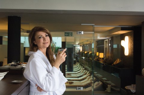 Wellnessbreich im Wellnesshotel Alpen-Karawanserai in Saalbach Hinterglemm