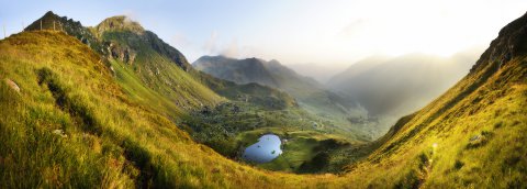 Tolle Aussicht über Leogang beim Wandern in Saalbach Hinterglemm width=