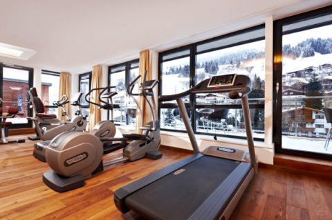Fitnessgeräte im Genusshotel Alpen-Karawanserai